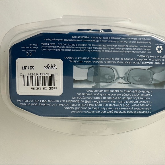 Polar Optics Clip-on Sunglasses - Picture 2 of 2